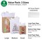 9 Pack Christmas Gift Bags Assorted Sizes With Tissue paper (3 Large 13", 3 Medium 9", 3 Small 6",Brown)